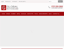 Tablet Screenshot of globalwatchband.com